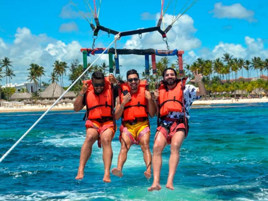 Punta Cana: Parasaling Adventure on the beach - From hotel pickup to the Caribbean: how the day flows