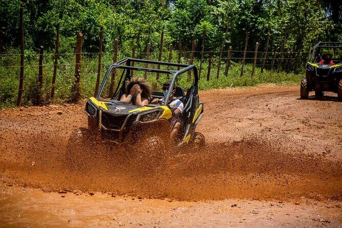 Punta Cana Private off-road buggy ride adventure - Macao Beach sand walk: the reset after muddy driving
