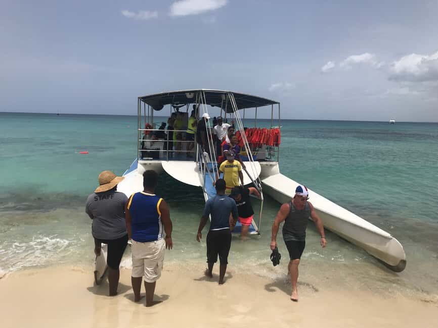 Punta Cana: Saona Island Day Trip - The catamaran ride and the natural swimming pool stop