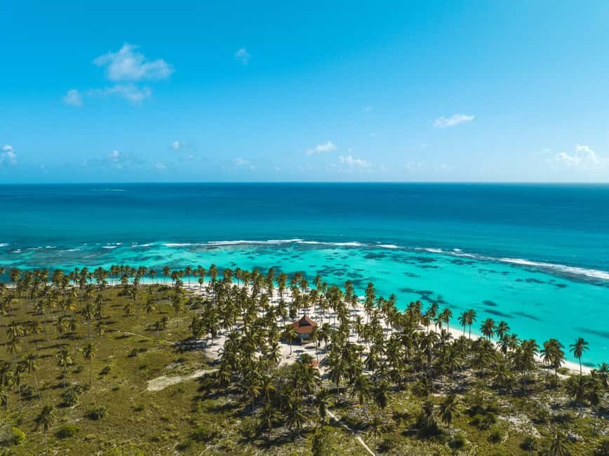 Punta Cana: Three Treasures of Saona - Palmilla, Pueblo & Canto de la playa - Step 1 on Saona: Playa de los Flamencos and the lagoon calm