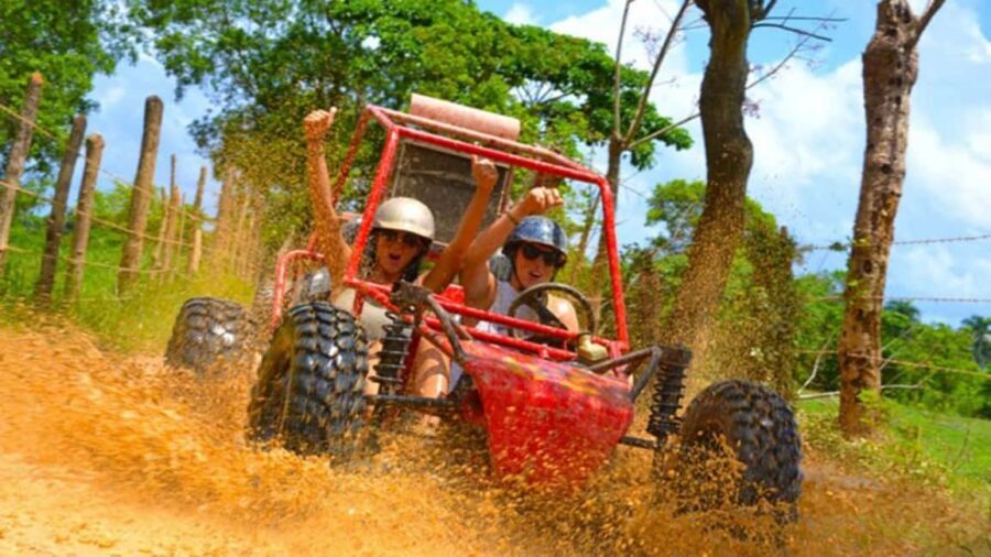 Punta Cana: Tour Buggy Off-Road Adventure Macao Hotel Pickup - The drive out of Macao: tobacco, palms, and mud pools