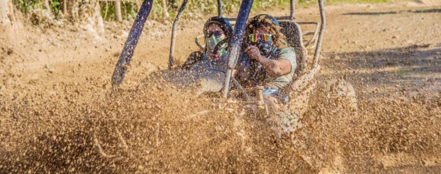 PUNTA CANA WILD BUGGY BREAKS TRACK WITH EXTRAMAS PROTECTION - From Hotel Pickup to Coffee and Cocoa Tracks