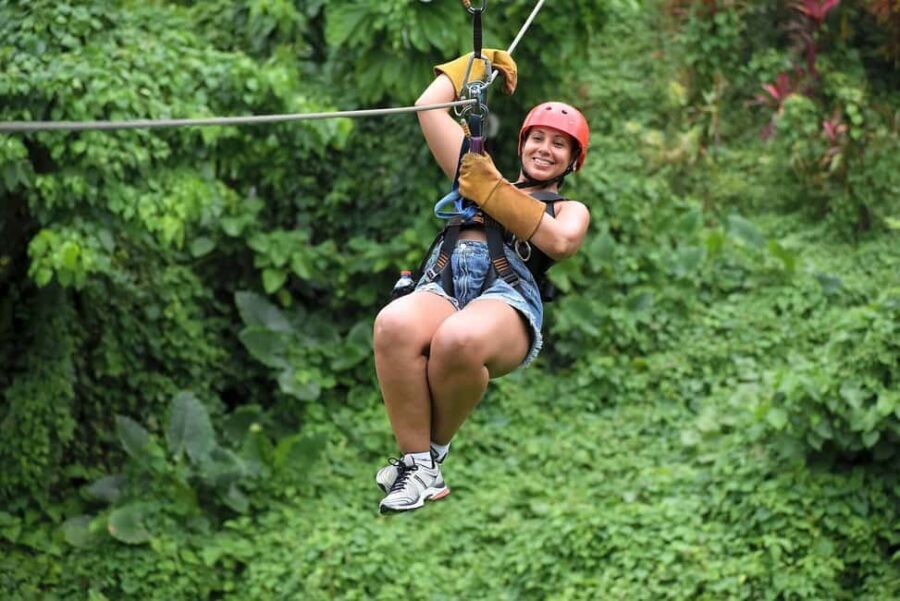 Punta Cana: Zip Line Adventure with Hotel Pickup - From Bávaro pickup to the zip-line grounds