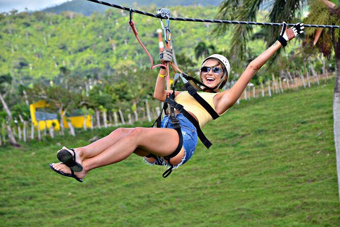 Punta Cana Zip Line, horse riding & Buggy - Macau Beach: 30 Minutes of Real-Time Coast