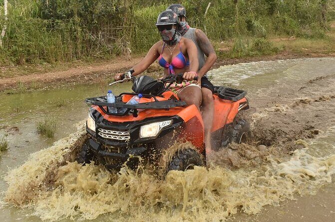 River Cave and Macao Beach Half-Day Quad Bike Adventure - ATV Trails, Macao Beach Water, and a River Cave Swim