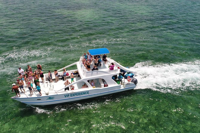 Sabina del Mar Party Boat VIP - The Sandbar Party: Drinks, Music, Dancing, and Slide Time