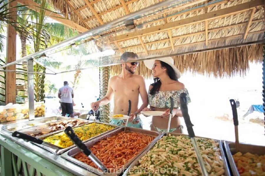 SAONA ISLAND: Catamaran Boat with Open Bar, Lunch and More.. - Saona Island: 3 Hours of White Sand, Palm Shade, and Calm-Water Swimming