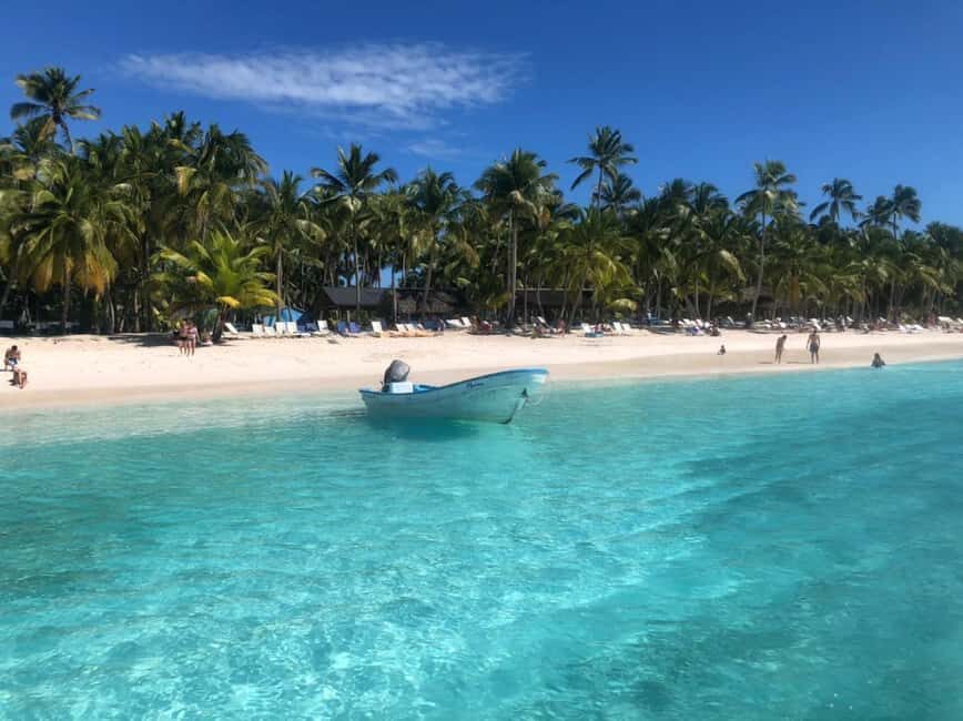 Saona Island Day Trip + Lunch + Open Bar from Punta Cana - Saona Island free time: beaches, swimming, and that Caribbean photo