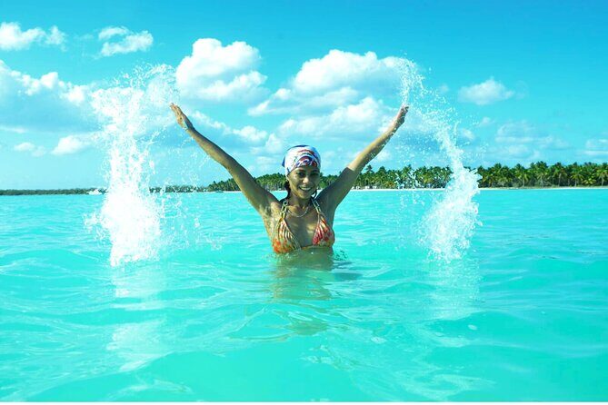 Saona Island Full-Day Tour from Punta Cana Bayahibe All Inclusive - Starfish searching: small effort, big wow factor