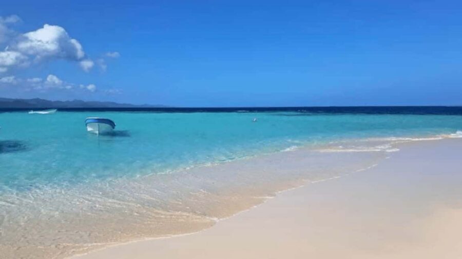 Saona Island: Hidden Beach & Natural Pool - Getting to the water: speedboat energy, shared catamaran vibes