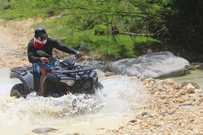Shore Excursion: Combo Atv & militare waterfalls | No long lines - Charcos Los Militares: river cool-down, waterfall views, and fun water moments