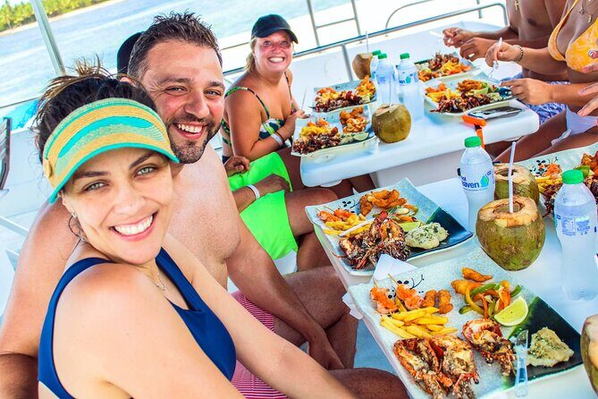Snorkeling and Swimming on a Caribbean Cruise by Sharky Catamarans - Stop 1: swimming at the natural pool and Coyote floating bar