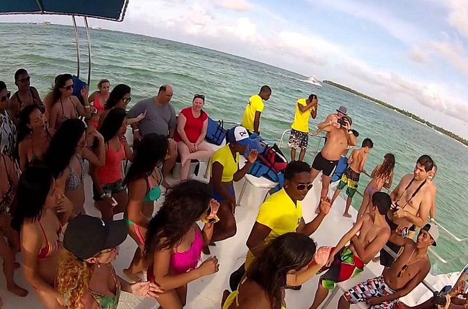 Snuba Snorkelking Parasailing and Catamaran Pack - Catamaran time: swimming, dancing, and the crew’s job