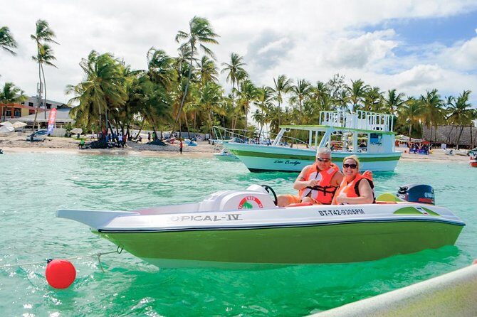 Speed Boat - from Punta Cana! - Reef snorkel: colorful fish and coral you can actually see