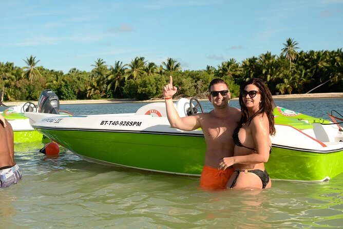 Speed Boats and Snorkeling in Punta Cana (Half Day) - Bavaro Beach stop: coastline views plus a coral-reef moment