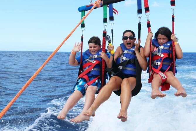 Speedboats and Parasailing Combo - Drinks, Floating Water, and Staying Comfortable