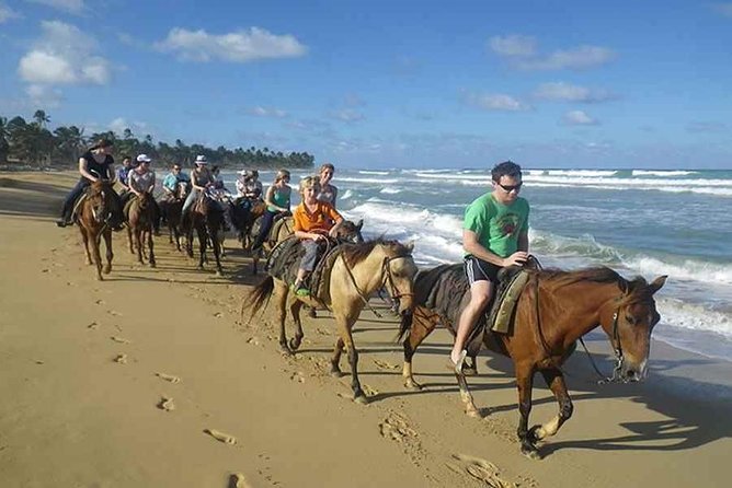 Sunset beach horsebackriding Punta Cana - The Beach Segment: Ocean Air, Photo Moments, and Real Riding Time