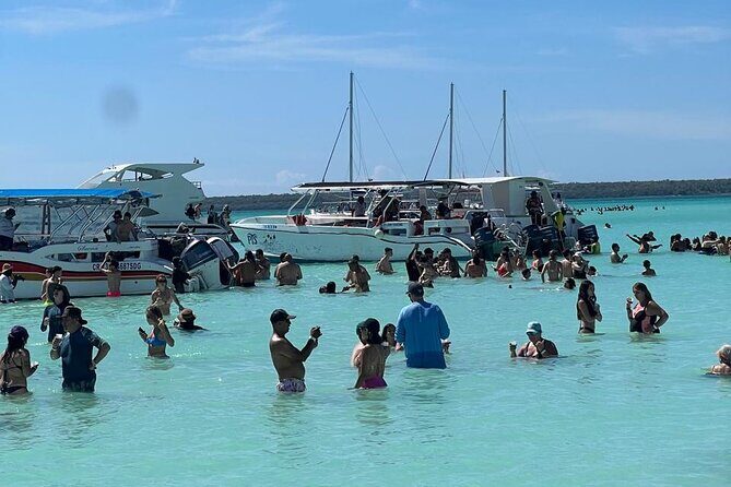 Tour to Saona Island with Lunch and Transportation - Boat time with sea music, regular drinks, and the fun factor