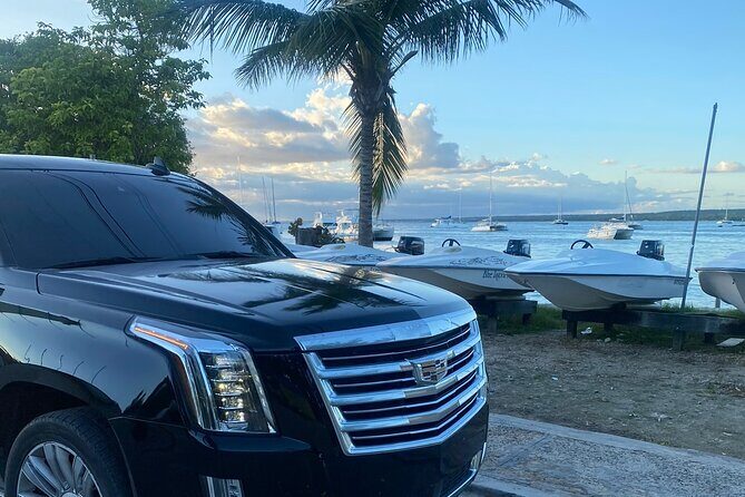 Vip Cadillac transportation in punta cana CAP CANA Roundtrip - Hotel to Airport: Confirm 1 Day Ahead and Respect the 3-Hour Habit