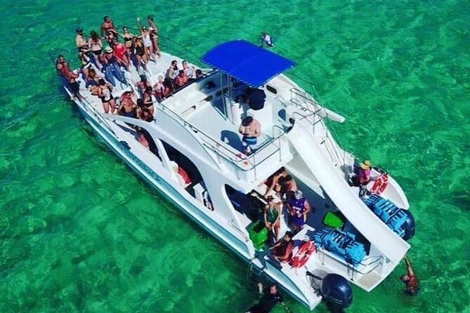 VIP Private Booze Cruise with Live Dj and BBQ in Punta Cana - Boat slides at Playa Bibijagua: short, sweet, and worth it