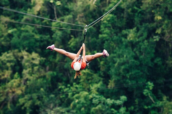 Zip Line Adventure or Zipline (Canopy) in Punta Cana - The Parallel 7-Cable System: Racing a Friend Without the Guesswork