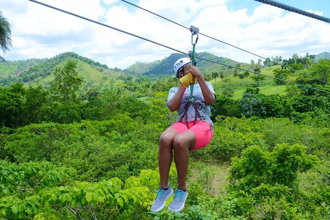Zip Line in Punta Cana - Entering the Jungle: What the Base to First Line Feels Like