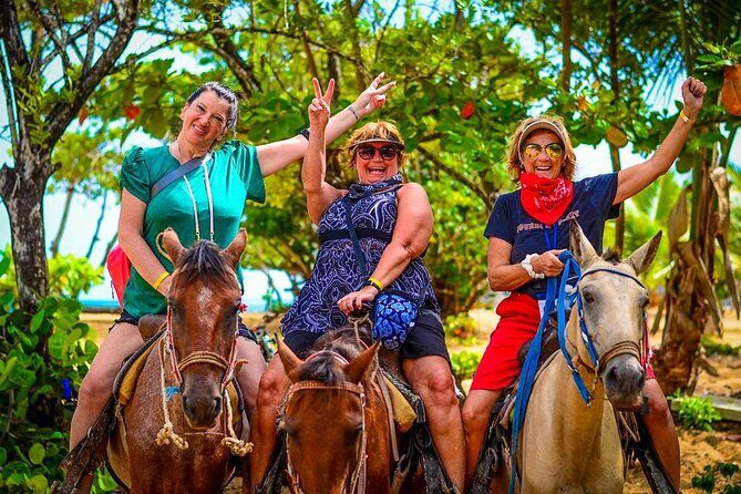 Zipline, Horse, Buggy and Macao Beach, Water Park with Lunch - Anamuya zip lines: 16 towers, 8 lines, and a suspension bridge
